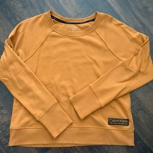 Orange Calvin Klein Crew neck
